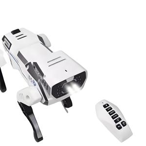Giocattolo elettronico intelligente per cani Robot programmabile telecomando con discorso e gesto in plastica resistente