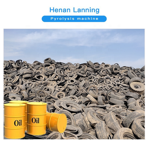 Lanning 2022 New Type Small Scale Waste Tyre Plastic and Rubber Pyrolysis Plant to <strong>Fuel</strong> <strong>Oil</strong> - Product Image 5