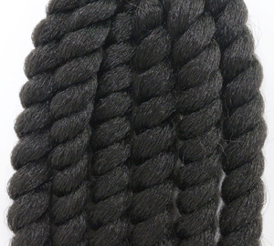 Mới Lạ Bán Buôn Afro Pre Passion Twist Mùa Xuân Mambo Xoắn Tổng Hợp Mở Rộng Crochet Tóc Mảnh Bím Tóc Cho Phụ Nữ Màu Đen - Product Image 3