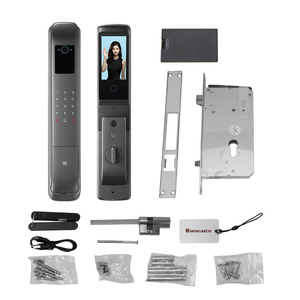 MINGMEN Visual Camera Remote Unlocking Front Door APP Lock Automatic Finger Vein Screened Push Pull Smart Door Lock with Camera - Product Image 5