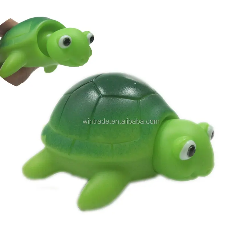 Мягкая резиновая забавная игрушка в виде черепахи для детей