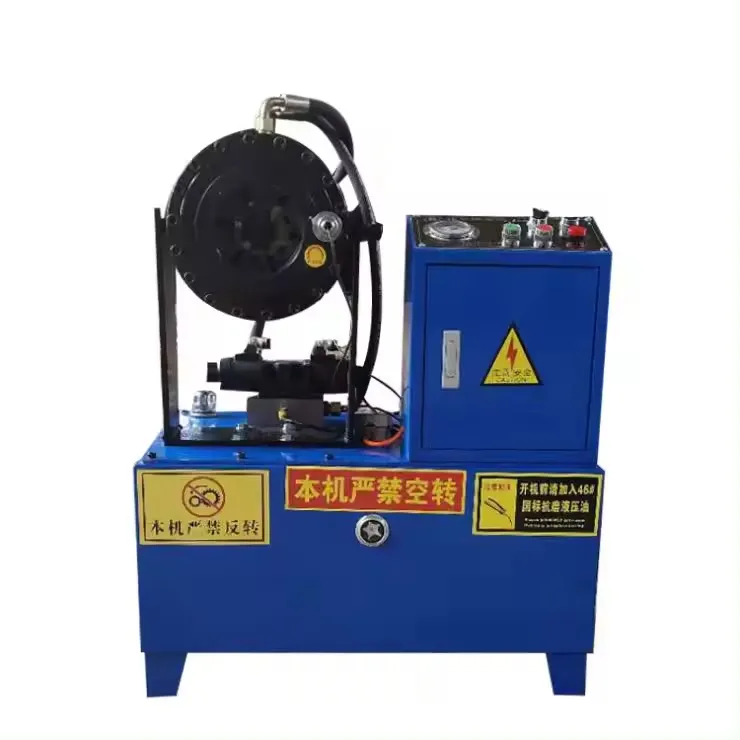 Machine de rétrécissement de tube en métal automatique de haute qualité Poinçonneuse de tuyau hydraulique à haute efficacité Poinçonneuse de tuyau