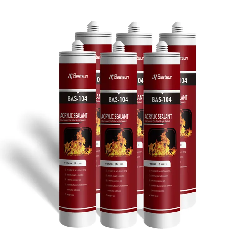 Bán Hàng nóng khoảng cách cửa siliconised lửa đánh giá Acrylic Latex caulk Sealant