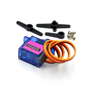 SG92R Micro servomotore 4.8-6V 90-180 gradi di rotazione continua angolo controllabile per Robot RC Drone aereo 9g fai da te giocattoli