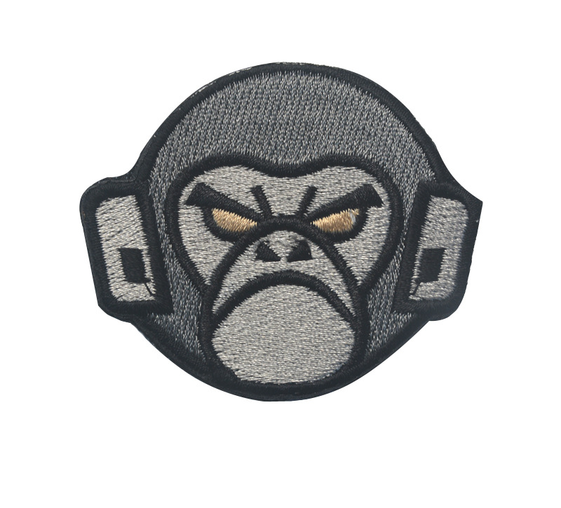 Cabeza de mono V00312-3 (gris)