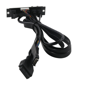 Computer Motherboard Dual USB 3.0 Cable Floppy Disk Drives Audio Mic <strong>Input</strong> <strong>Output</strong> Power Switch Computer Case Front Panel Cable - Product Image 3