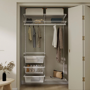 Mô-đun tủ quần áo hệ thống tủ quần áo tùy chỉnh tủ quần áo tự làm tủ quần áo giải pháp tiết kiệm không gian đi bộ trong tủ quần áo tủ quần áo - Product Image 3