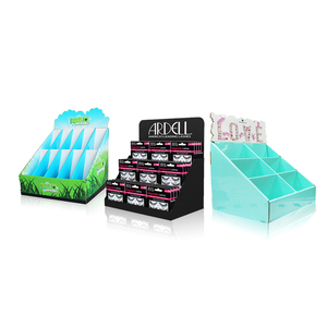Caja de exhibición de papel, producto personalizado, venta al por menor, expositor de cartón para uñas dulces, pestañas - Product Image 1