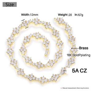 5.0mm benzersiz Link zinciri kolye büyük bahar toka Hip Hop erkekler ve kadınlar için Trendy çift bildirimi takı zincir - Product Image 2