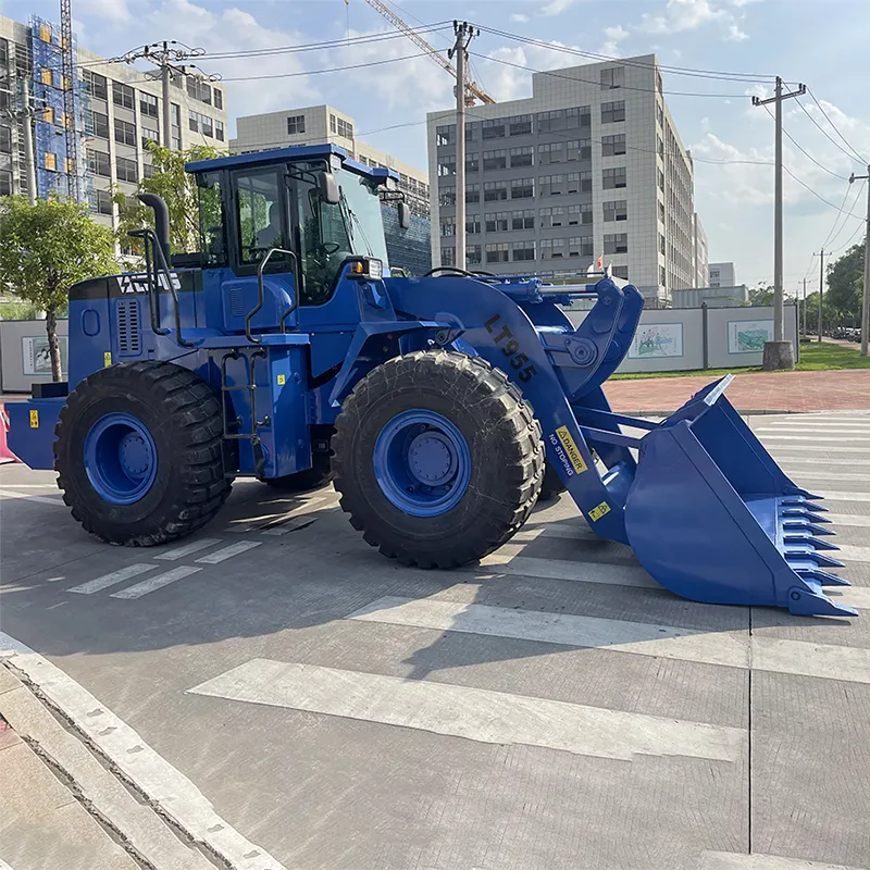 Carregadeira frontal para carregadeiras de rodas LTMG China, mini retroescavadeira caricatore 5Ton 6 7 8TON 4x4