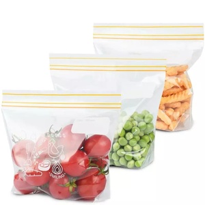 סיטונאי כיתה מזון עמ 'ldpe ziplock שקית פלסטיק צלול שקיות מנעולי לאריזת מזון