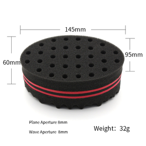 Mới Đến Tùy Chỉnh Hai Hai Hai Mặt Dreadlocks Bọt Xoắn Miếng Bọt Biển Tóc Xoăn Miếng Bọt Biển Cho Người Đàn Ông Da Đen - Product Image 6