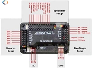 APM2.8 Flight Controller Flugs imulator für Drone / Quadcopter (Flight Controller Board & Verlängerung kabel für Multi kopter - Product Image 6