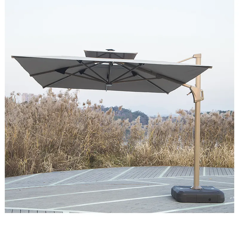 ZhongShi ombrelloni in alluminio di alta qualità ombrellone da spiaggia pannello solare patio esterno ombrellone per il giardino