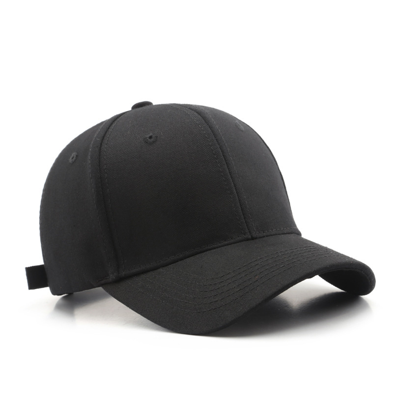 Black-Structured Baseball Cap
