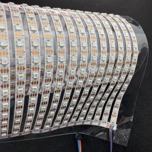60pixels*30pixels(100cm*50cm)addressable RGB Full Color WS2812B/WS2811 Flexible <strong>LED</strong> Pixel Panel Light DC5V;IP20;WHITE <strong>PCB</strong> - Product Image 1
