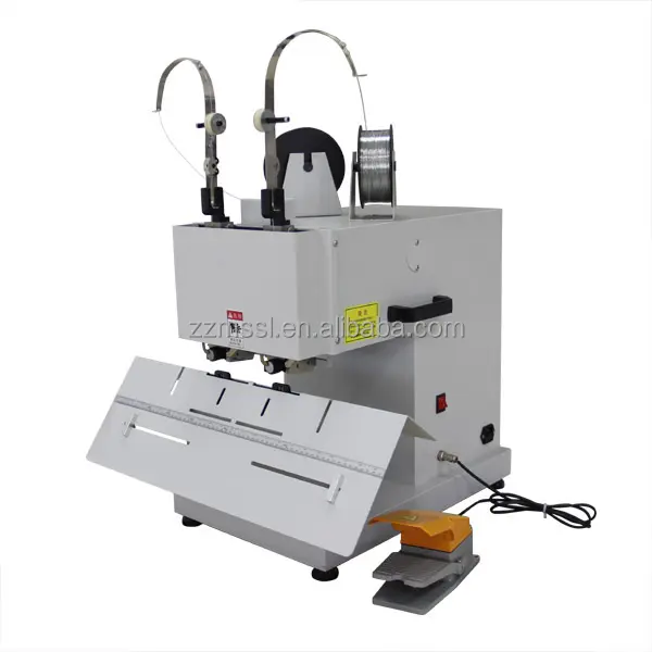 Saddle wire stitch heavy duty electric book binding paper stapler machine for paper