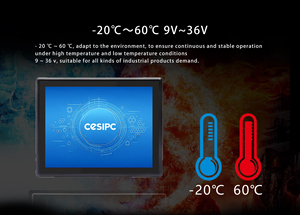 CESIPC産業用オールインワンパネルPC壁掛け式i3 i5 i7CPU産業用コンピューターforLinux Windows - Product Image 3