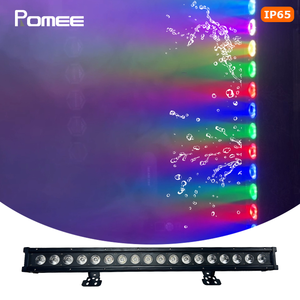 IP65 18*18W RGBWA+UV 6in1 <strong>LED</strong> Wall Washer <strong>Light</strong> DMX512 With Rainbow Chasing Effect for Dj Event Stage Building Facade Lighting - Product Image 1