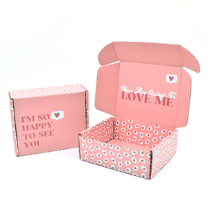 Kleine Kraft Plain Printed Karton Verpackung Versender Schwarz Wellpappe Box Long Mailing Mailer Box - Product Image 1