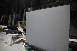 [UE en stock] Wupro 100 pulgadas LeApex Pantallas de proyección enrollables automáticas 16:9 Pantalla de elevación de piso motorizada de cristal gris de PVC - Product Image 3