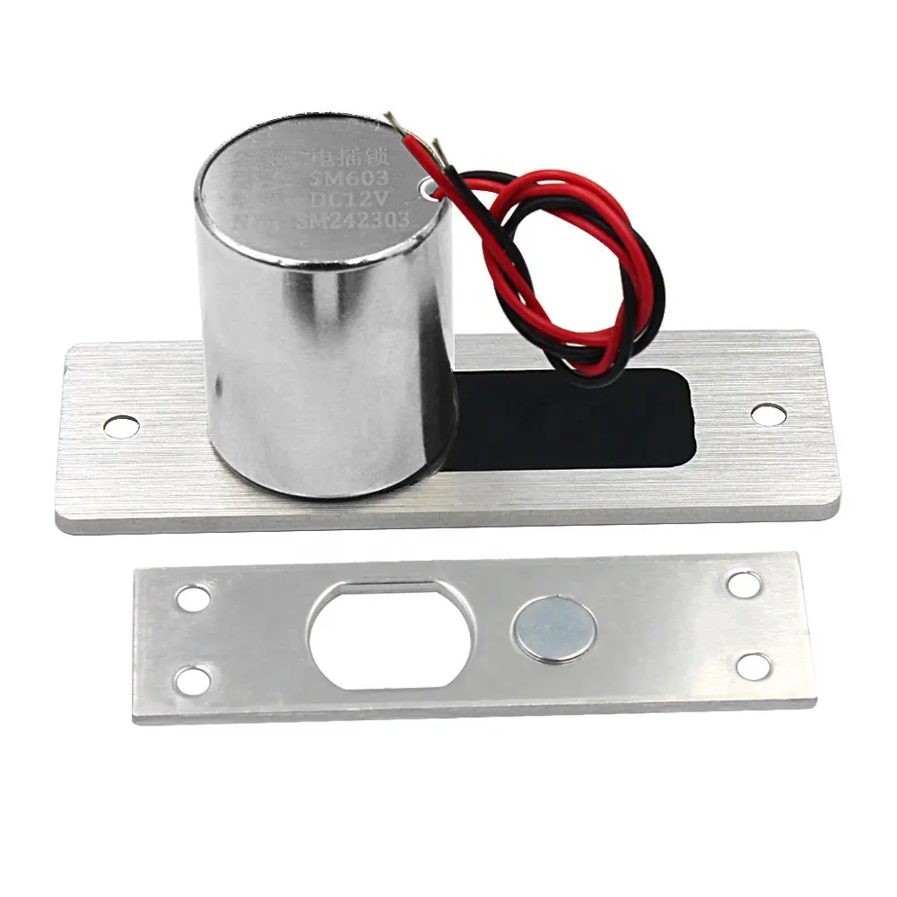 防水ロックゲートアクセス制御システムフェイルセーフ電気磁気ガラスドアドロップボルトデッドボルトスマート電子ドアロック