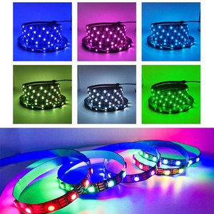 Yeni özel akıllı RGB LED şerit ışıkları 10m 20m 30m 50m 5050 2835 SMD COB uzaktan ses kontrolü ve 8mm PVC gövde - Product Image 6