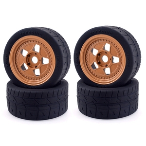 4Pcs 109X51mm גלגל צמיגי צמיג 17mm Hex עבור 1/7 EX-07 EX07 העבירה פשע RC מכונית שדרוג חלקי