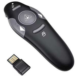 USB Dongle Wireless Presenter-Fernbedienung mit Laserpointer Slide Clicke Wireless Presentation Clicker für PowerPoint-Präsentationen