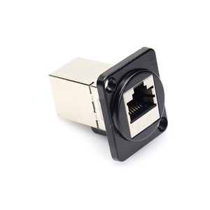 OEM özelleştirilmiş <span class=keywords><strong>2</strong></span>-Port Rj45 modüler <span class=keywords><strong>Jack</strong></span> Cat5E RJ45 dişi Ethernet konnektörleri için kadın CSK delikleri