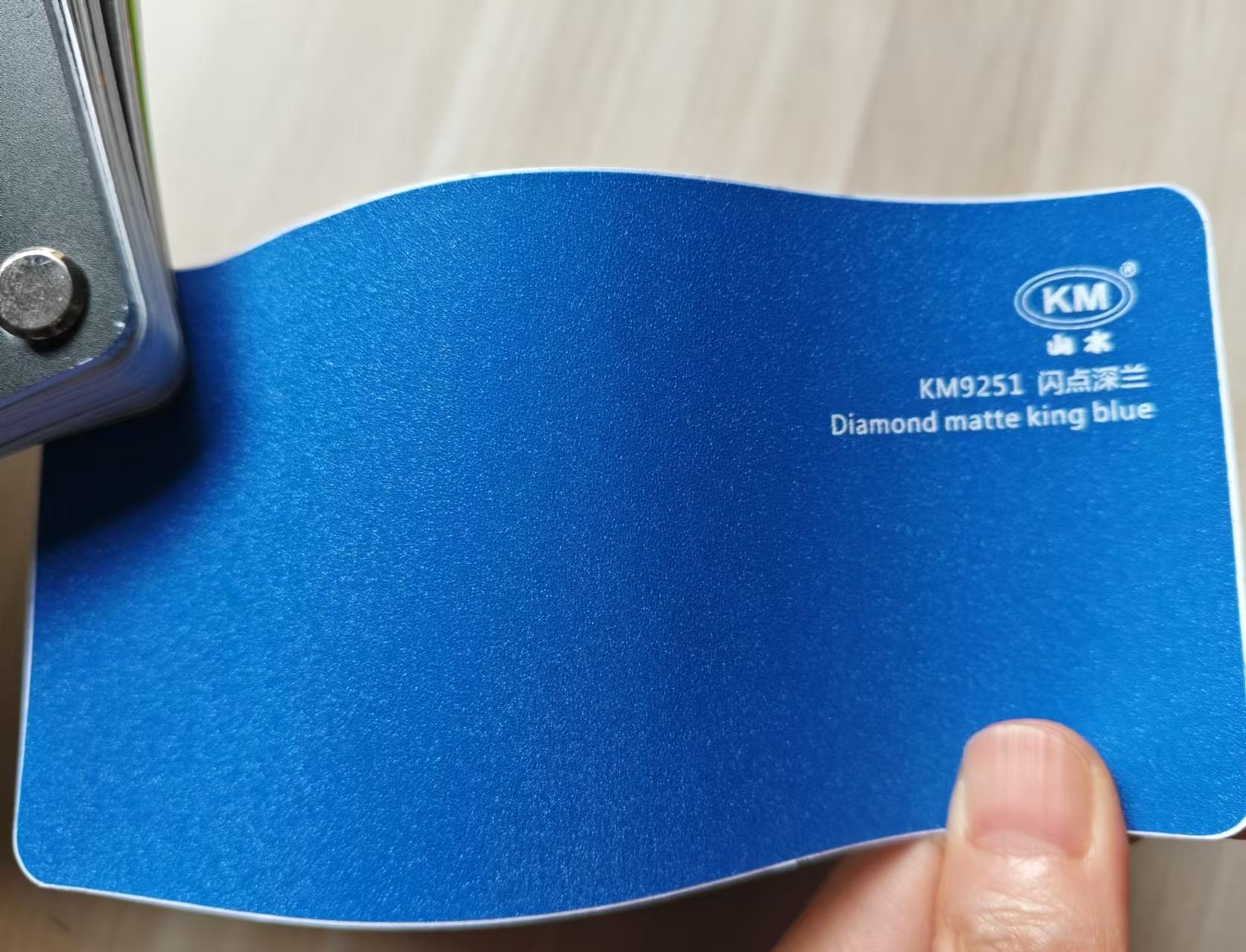 Diamond matte king blue
