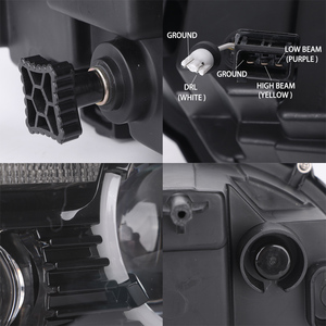 Auto Drive Systems Built in Emc 65W Motorcycles <strong>Led</strong> Headlight for <strong>Bmw</strong> R1200 Gs Adventure Light Protector - Product Image 3