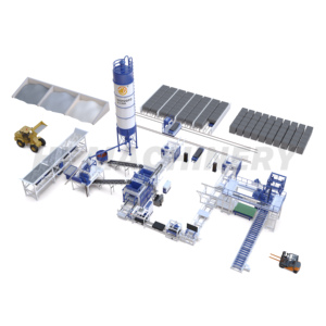 Fully QT12-15 Automatic <strong>Interlock</strong> <strong>Block</strong> Making Machine Easy to Operate Production Line with RGV System - Product Image 1