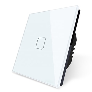 SmartdustEU標準高感度LEDインジケーター防水シングルライブライン1ギャング1ウェイウォールドアベルスマートタッチスイッチ - Product Image 1