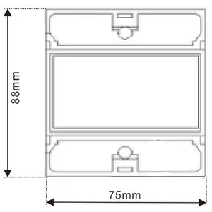 <strong>Pulse</strong> Output 100A Directly Single Phase <strong>Modbus</strong> Rtu LCD Din Rail TOU Energy Meter - Product Image 3