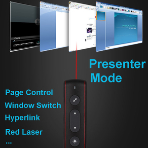 Presentatore Wireless presentatore di punti a distanza penna Puntatore multifunzionale controllo della pagina di conferenza PPT Puntatore remoto Laser USB - Product Image 5