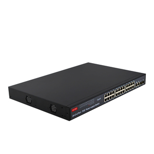 Conmutador POE de red Gigabit de 24 puertos con 2 enlaces ascendentes 2 SFP 10/100/1000Mbps IEEE 802,3 AF/at Power Over Ethernet Sistema de cámara IP - Product Image 4