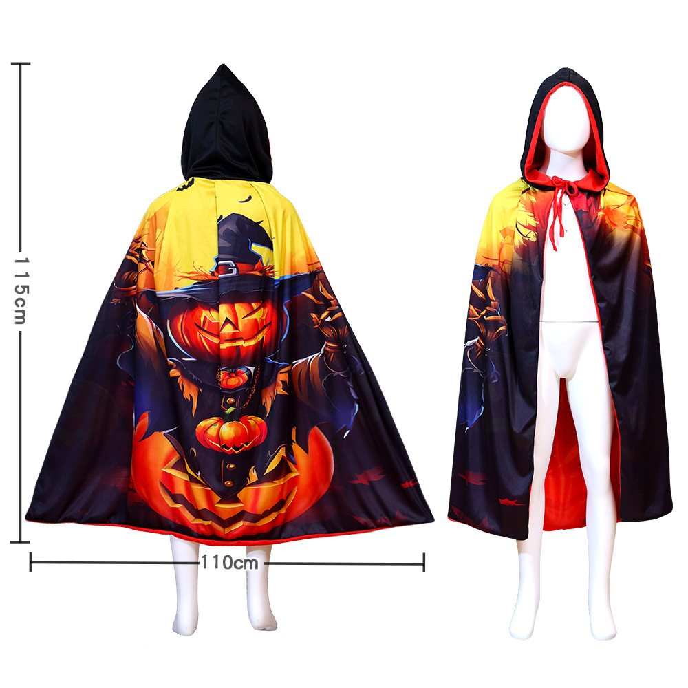 Evil Pumpkin Cape-Small