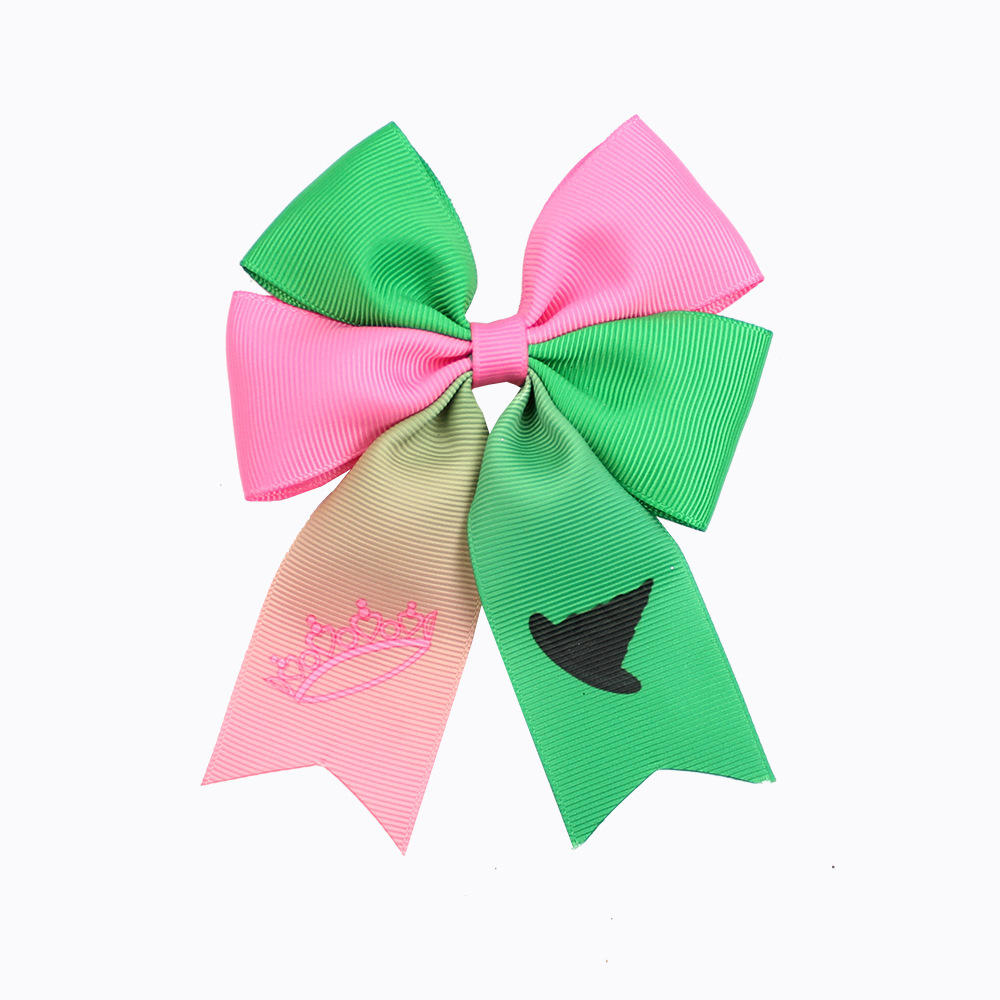 pink green hat crown