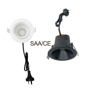 SAA avustralya UGR<19, esnek ve fiş sonlandırma ve seçilebilir CCT 12 watt kısılabilir downlight led down light - Product Image 1