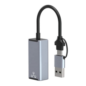USB C /USB A Ethernet adaptörü USB 3.0 10 100 1000 Mbps Gigabit LAN ağ adaptörü Mini RJ45 Internet adaptörü - Product Image 5