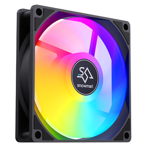 스노우 맨 BF120 ARGB 3in 성능 120mm PC 케이스 | 게임 케이스 팬 링 블레이드 디자인 PWM 1200 RPM 동적 베어링 - Product Image 1