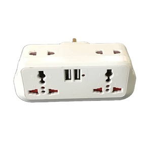 Prezzo all'ingrosso di fabbrica 5v uk a multi function 2 usb 13a power multi plug adapter - Product Image 1