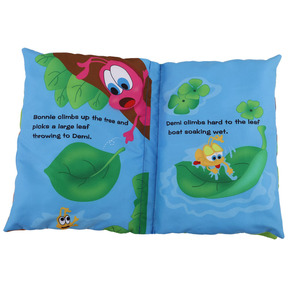 Küçük olanlar için Boonie ve Demi bebek yastık hikaye kitabı eğitim sıcak dostluk - Product Image 2