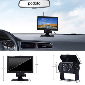 Smart 7-Inch <strong>Wireless</strong> Car Monitor 1080P AHD Turck <strong>Reverse</strong> Rear Vision Backup Camera Waterproof Parking <strong>Sensor</strong> <strong>System</strong> Night View - Product Image 3