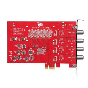 Tbs650DVB-S2 çok standart quad Tuner PCI-E kart DVB-T2 FTA uydu alıcısı ISDB-T TV tuner kartı DVB-C yakalama kartı