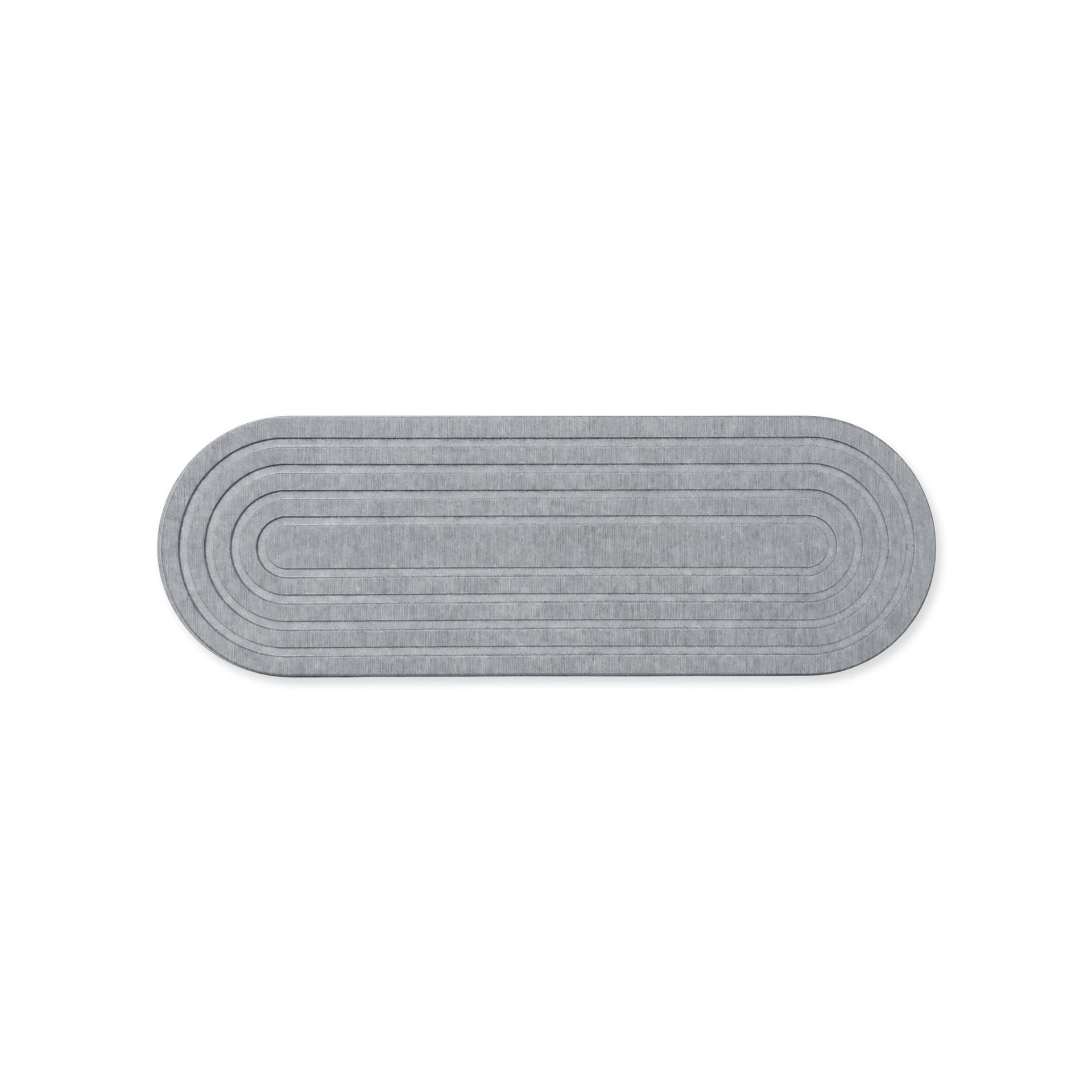 Gris moyen (avec coussinet en bois)