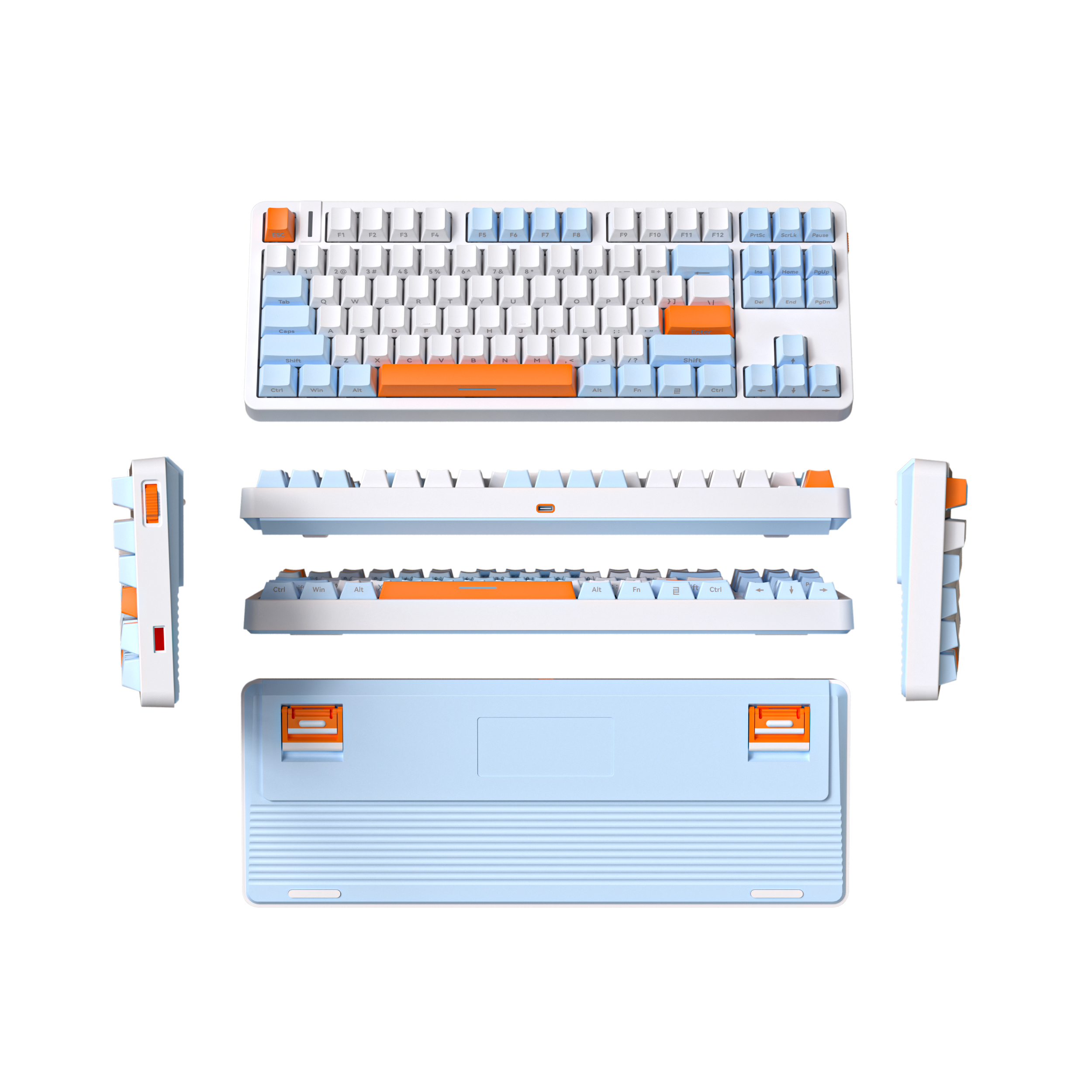 G87 White+Light Blue+Orange