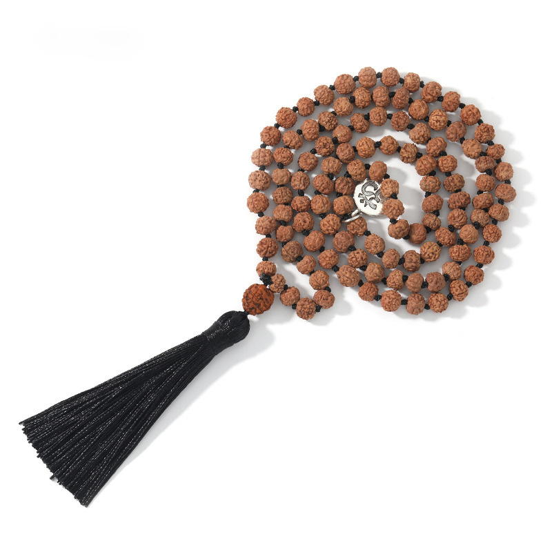 Bracciale con nappina nera BrownBodhi