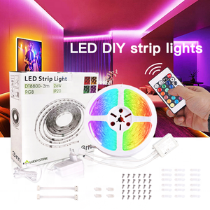 OEM <strong>RGB</strong> IP20 Infrared Remote Control 9.8ft Length DC12V SMD5050 <strong>LED</strong> Light Strip - Product Image 5